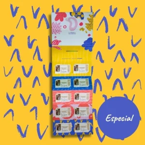 La Billetera Sorteo Especial Lotería Nacional fondo amarillo