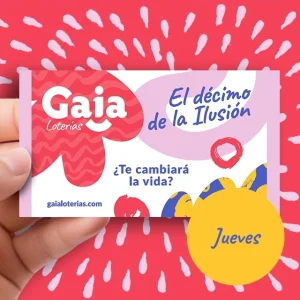 El décimo de la Ilusión Sorteo Lotería Nacional Jueves