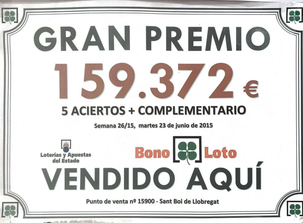 premio 23 junio 2015 159.372 euros